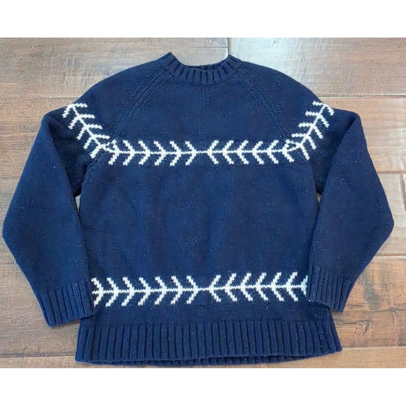 Other - VTG Y2k Apres Ski Old Navy Fair Isle Chunky Bassball Stitch Lamps Wool  XL